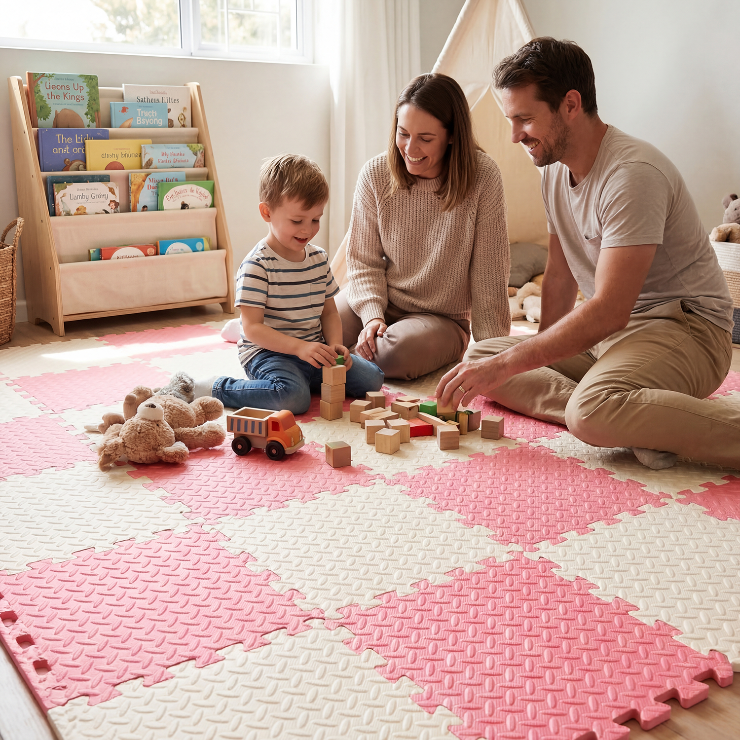 Baby Nursery Carpet - Large 4Pcs 60x60cm Baby Play Mat