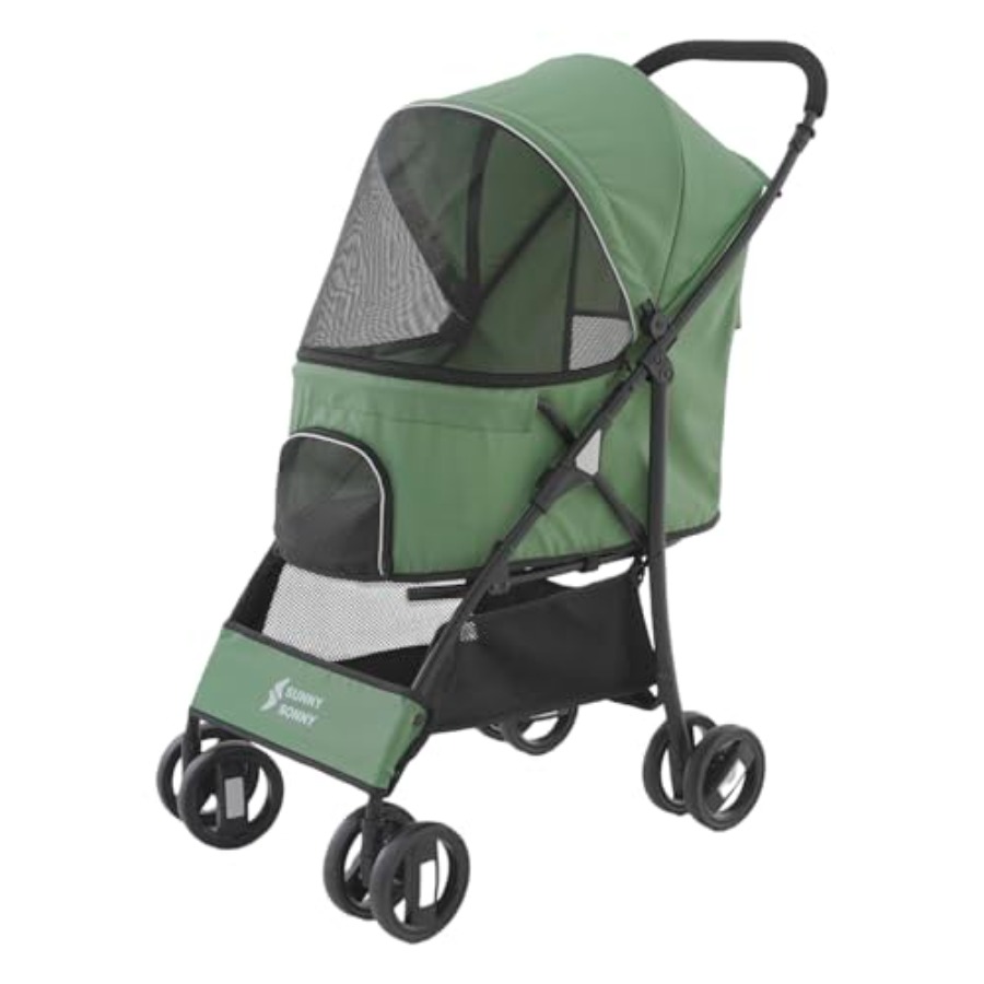 Storage Basket Fabric - Foldable Jogger Pet Stroller for travel