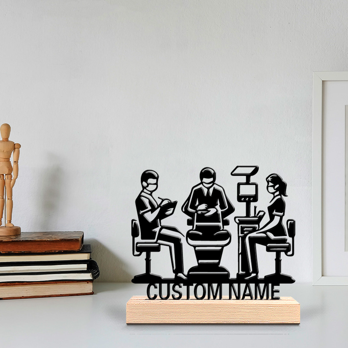Baby Nursery Usa - 1pc Cartoon Personalized Custom Doctor Metal
