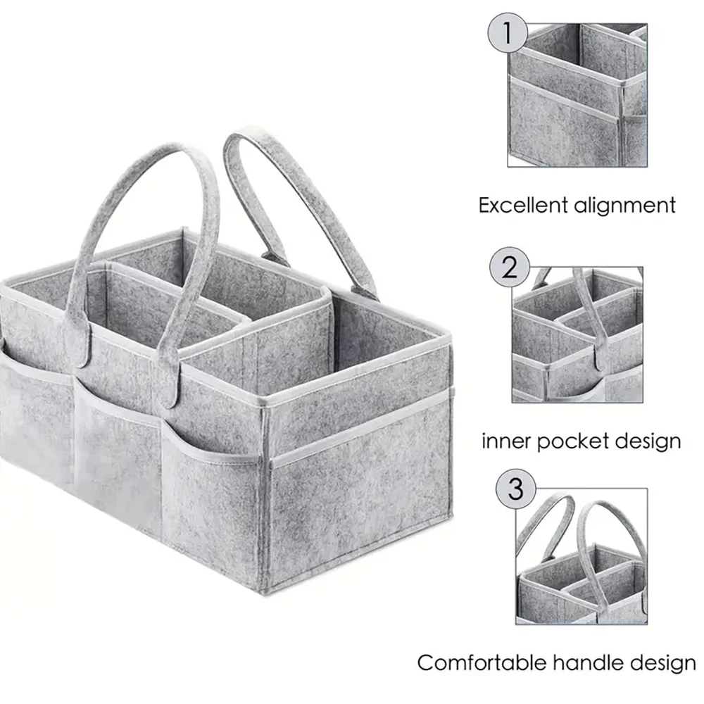 Baby Nursery Storage - Baby Diaper Ball Bag Organizer Portable