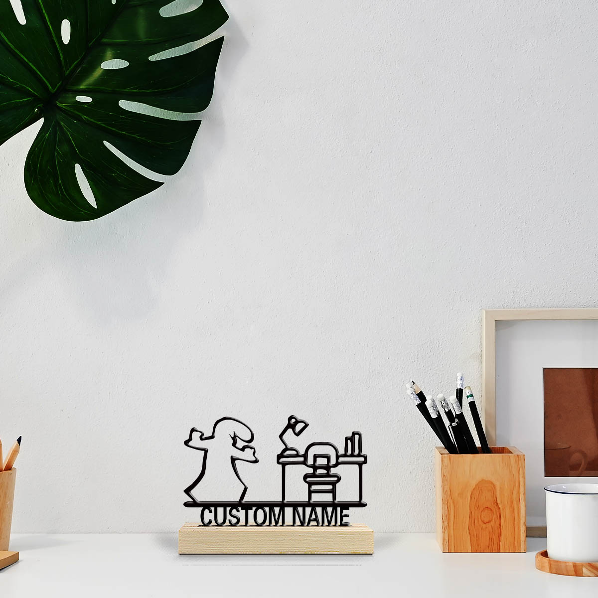 Baby Nursery Usa - 1pc Stylish Personalized Custom Desk Metal