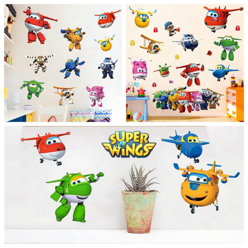 Hot Cartoon Super Wings Deform - Baby Nursery Wallpaper recensione e prezzo