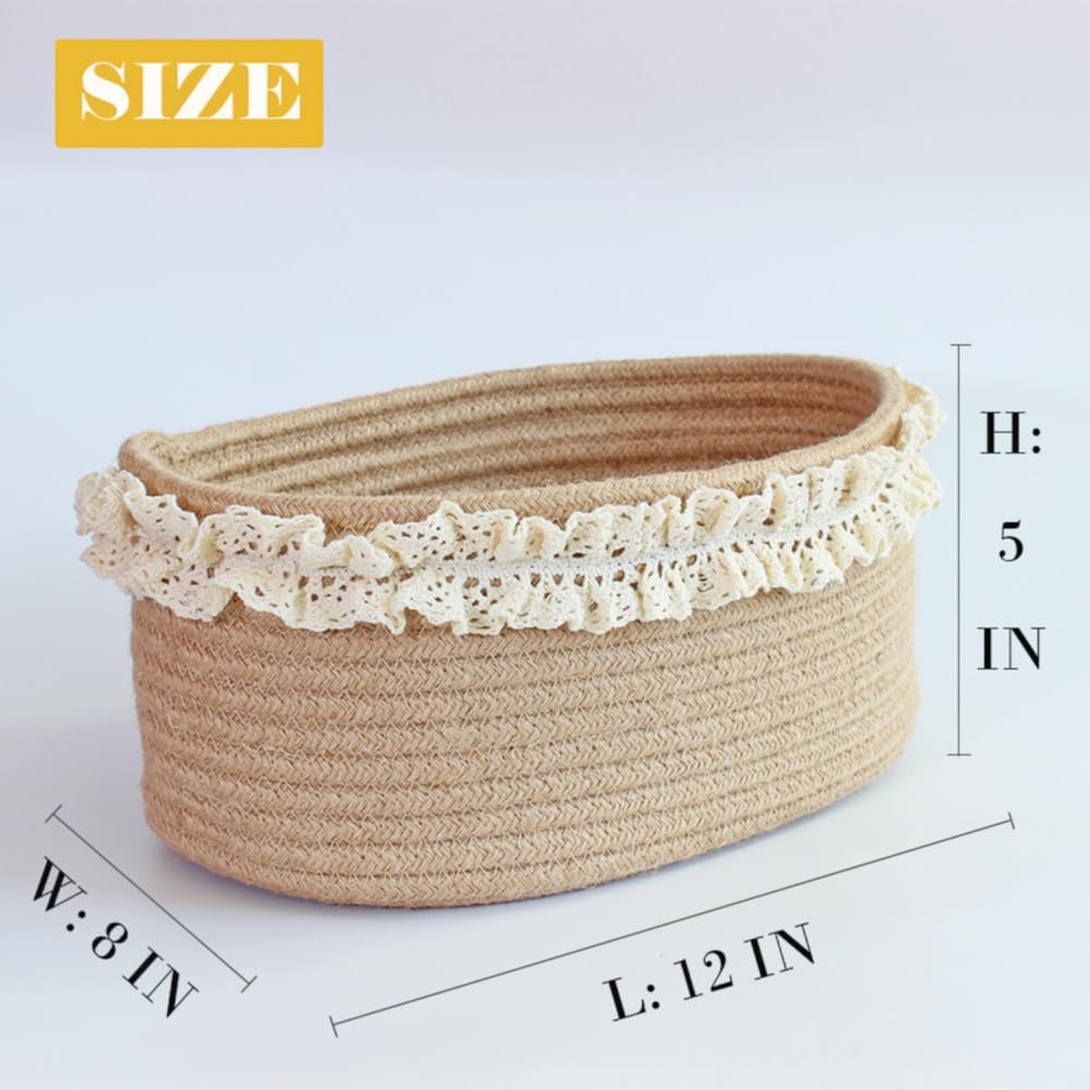Small Brown Jute Woven Storage - Baby Nursery Storage recensione e prezzo