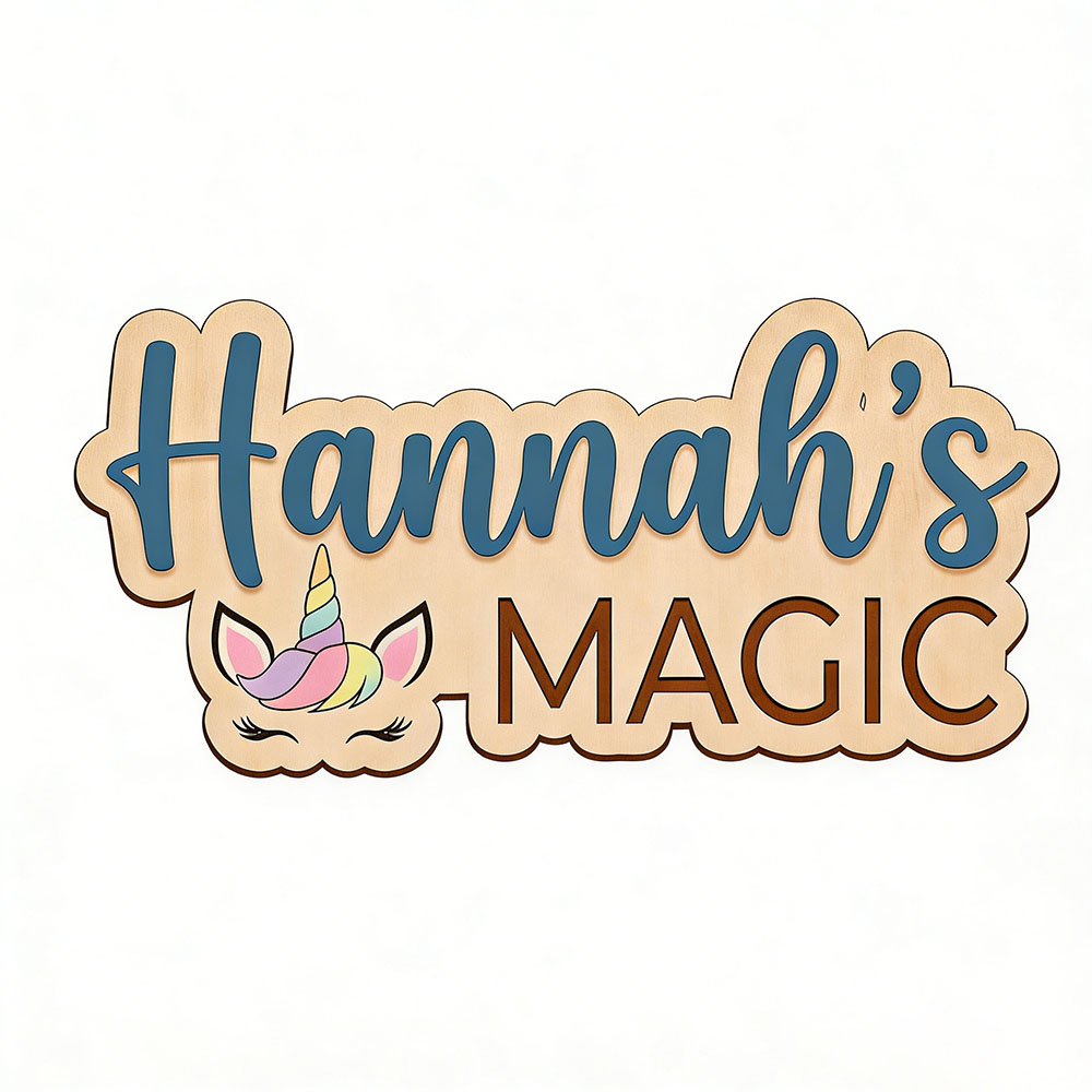 Custom Unicorn Magic Name Door - Baby Nursery Themes Girl recensione e prezzo