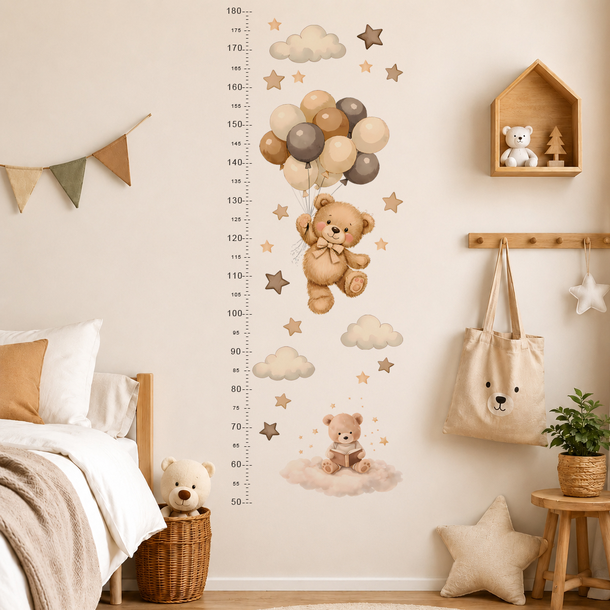 Bohemia Cute Bear Height Chart - Baby Nursery Set Furniture recensione e prezzo
