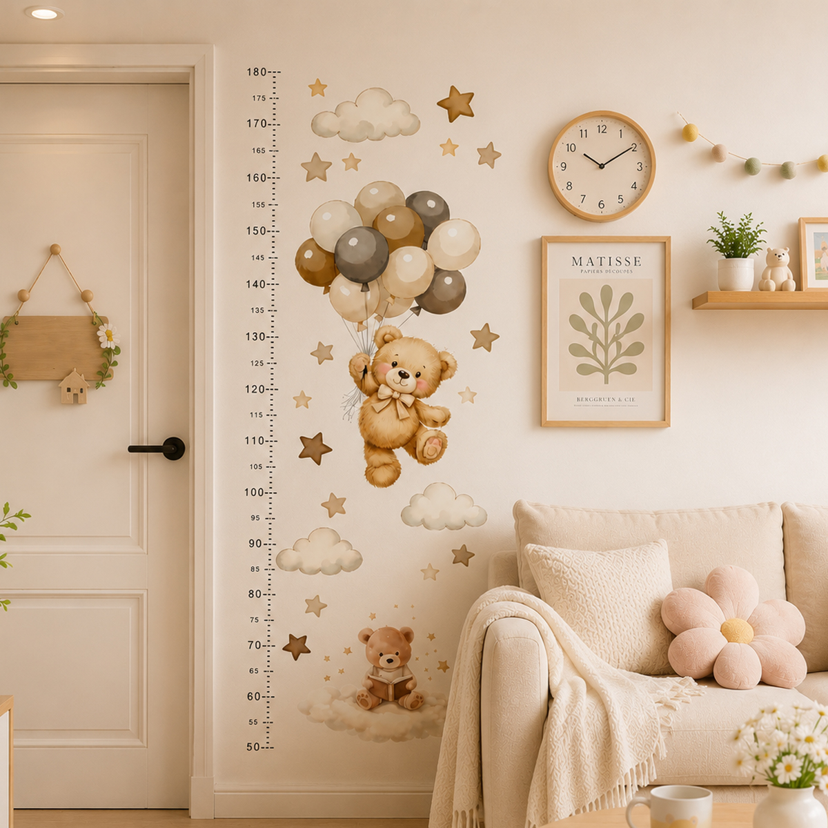 Bohemia Cute Bear Height Chart - Baby Nursery Set Furniture recensione e prezzo