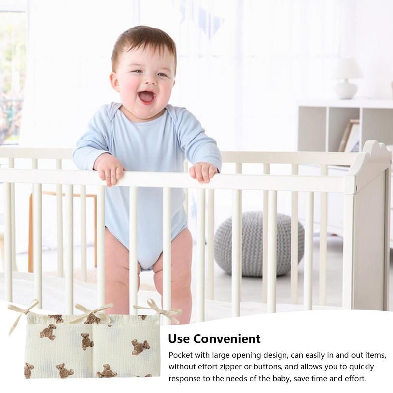 Baby Crib Organizer Cot Caddy  - Baby Nursery Storage recensione e prezzo