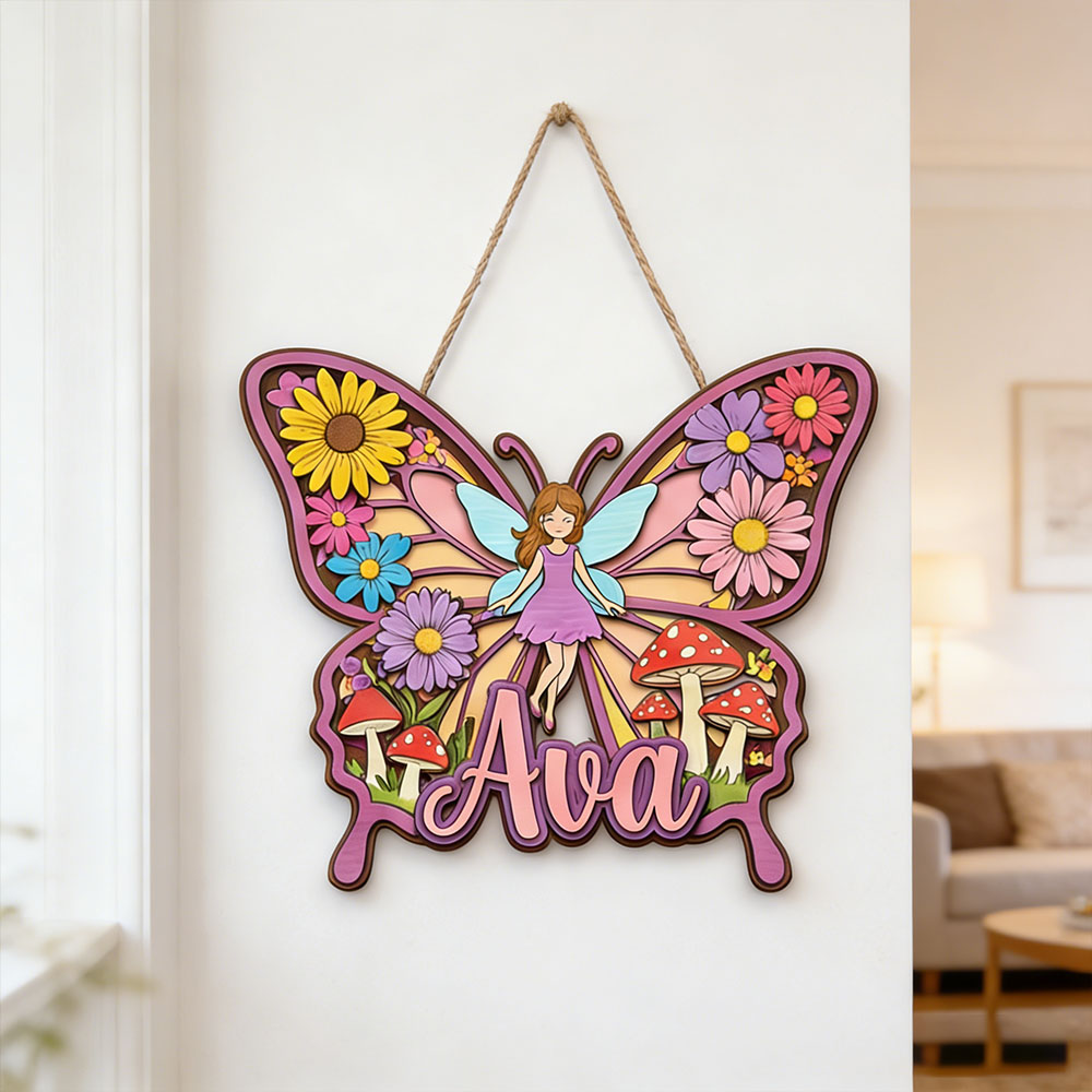 Custom Magical Butterfly Fairy - Baby Nursery Themes Girl recensione e prezzo