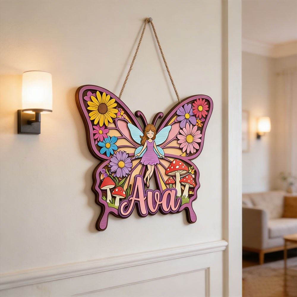 Custom Magical Butterfly Fairy - Baby Nursery Themes Girl recensione e prezzo