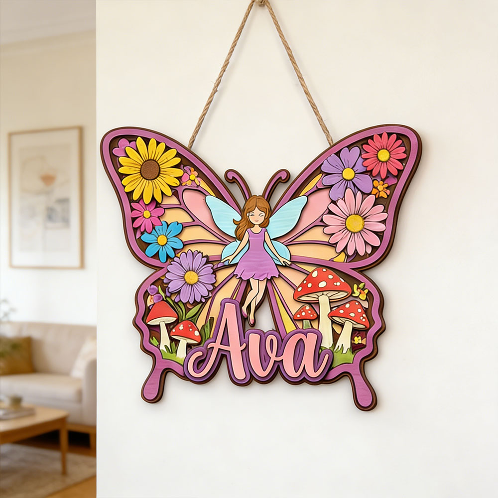 Custom Magical Butterfly Fairy - Baby Nursery Themes Girl recensione e prezzo