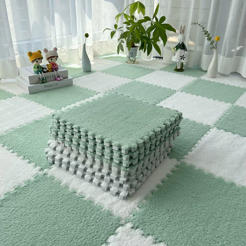 Soft Fluffy Puzzle Foam Floor  - Baby Nursery Carpet recensione e prezzo