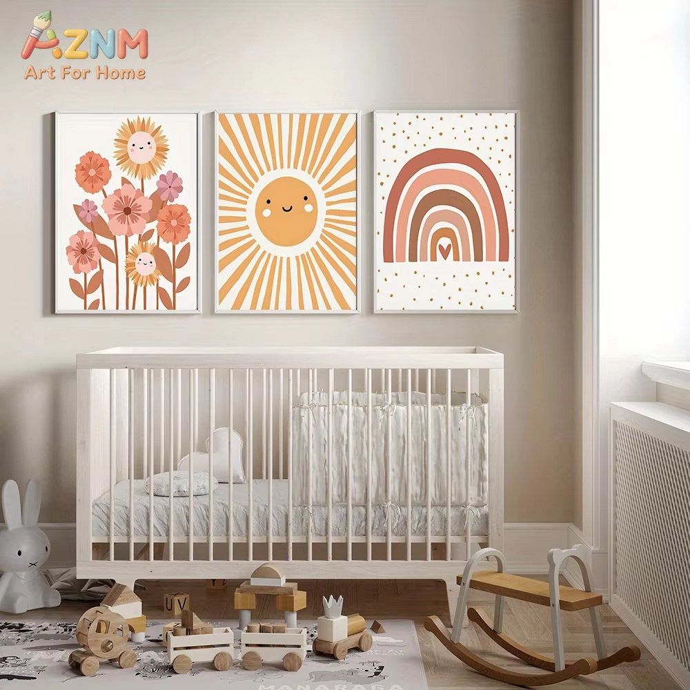 AZNM Boho Neutral Sun Flower R - Baby Nursery Neutral recensione e prezzo
