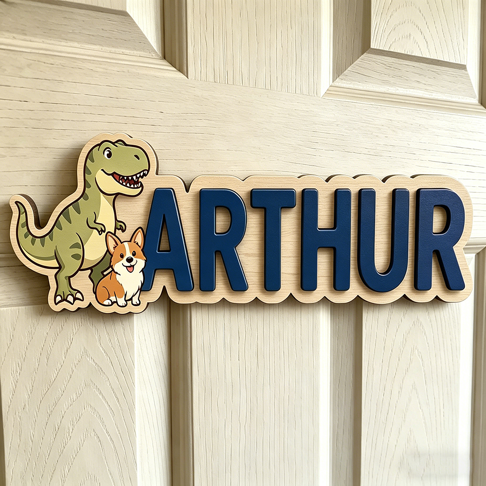 Whimsical Dinosaur & Puppy Cus - Baby Nursery Neutral recensione e prezzo