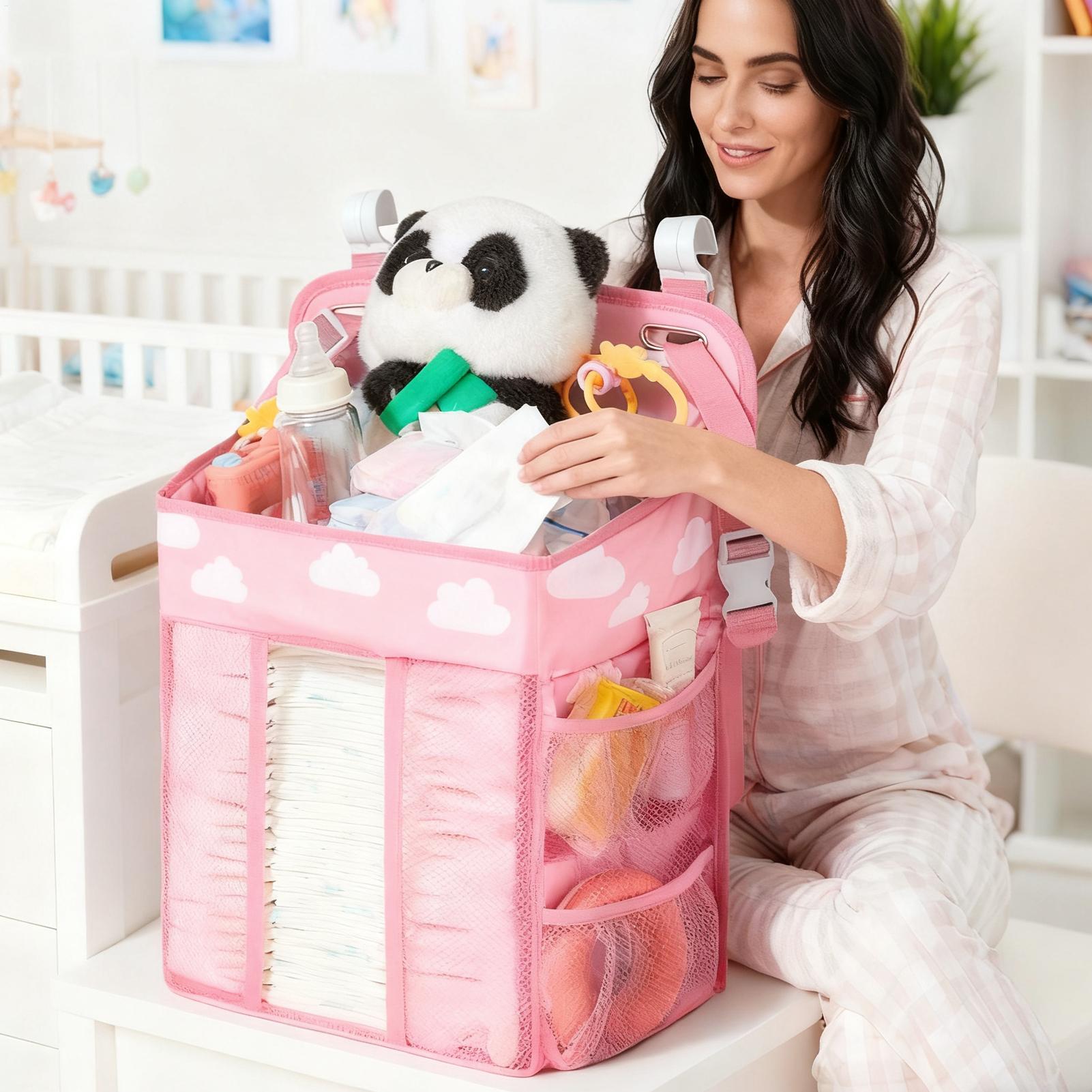 Crib Diaper Organizer Waterpro - Baby Nursery Storage recensione e prezzo