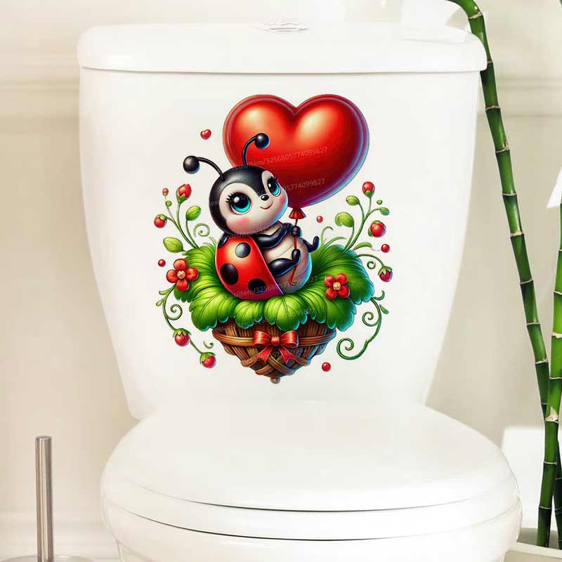 Cute Ladybug Wall Sticker Baby - Baby Nursery Wallpaper recensione e prezzo