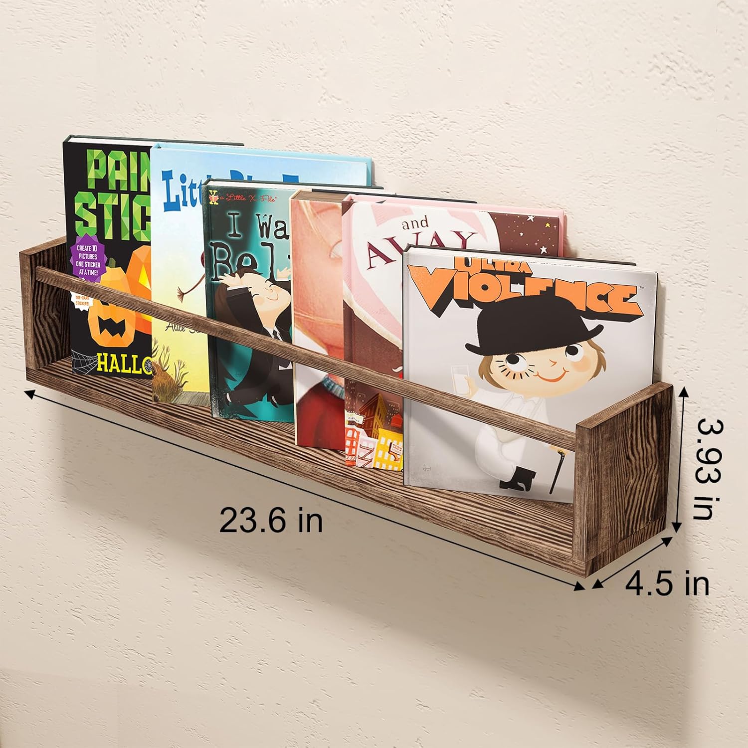 Nursery Book Shelves for Kids  - Baby Nursery Floating Shelves recensione e prezzo