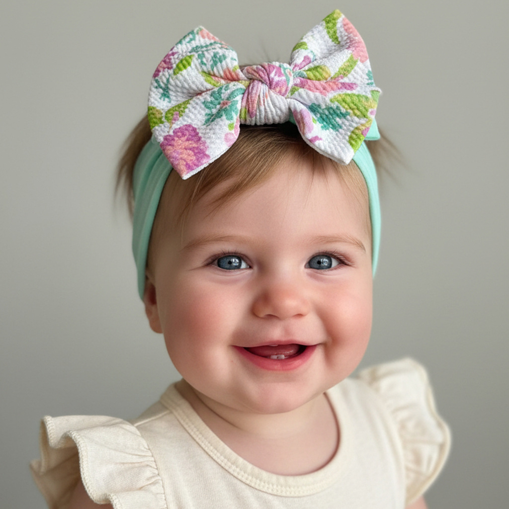 Children's Printed Large Bow N - Baby Wrap Stretchy recensione e prezzo