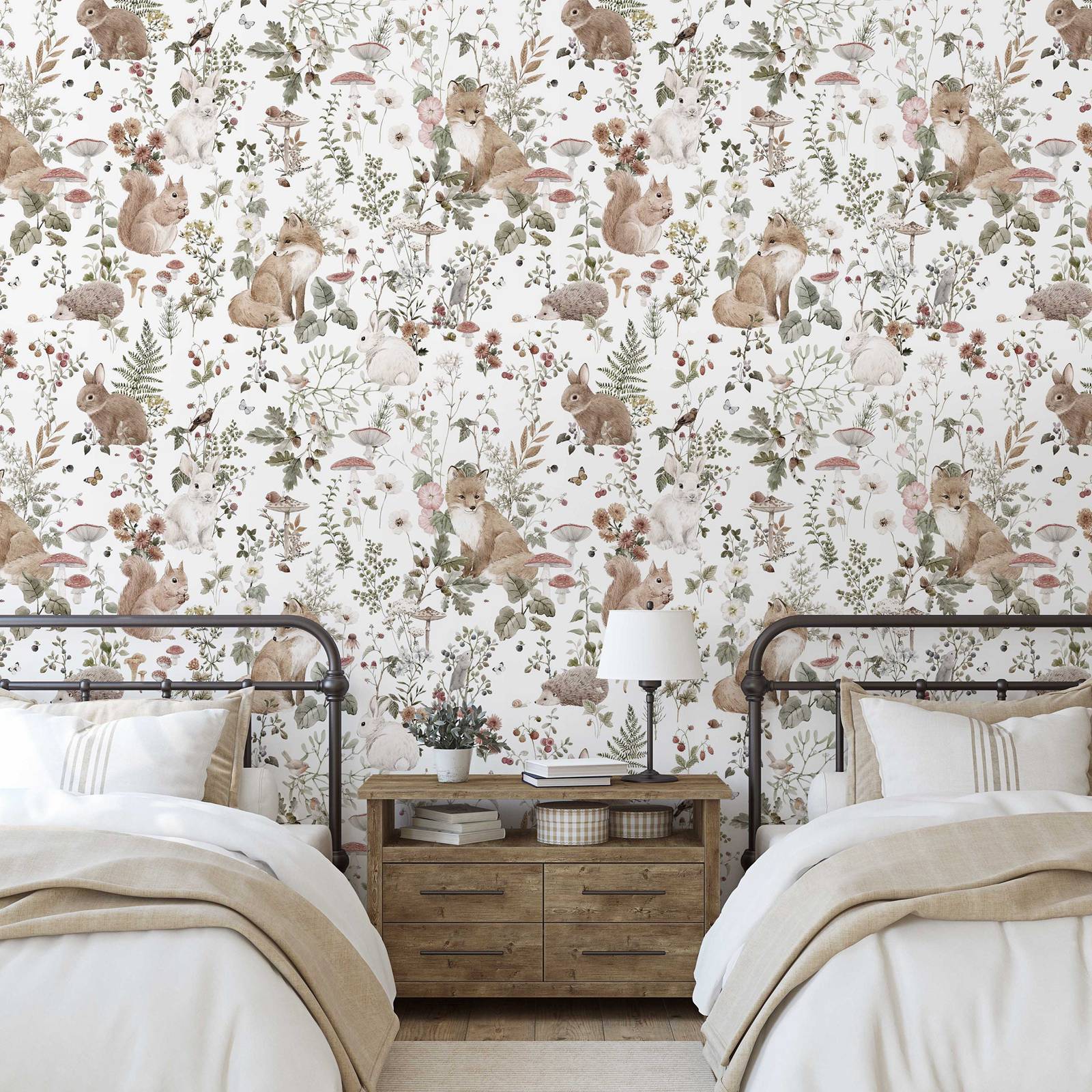 Forest Babies MuraL, Boys Nurs - Baby Nursery Wallpaper recensione e prezzo