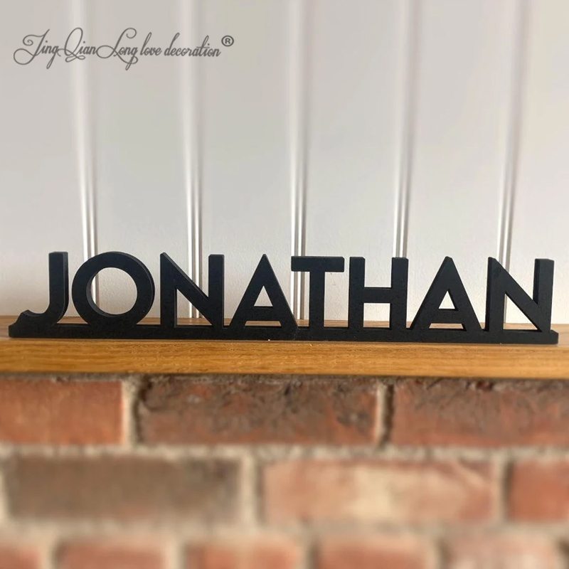 Custom  Personalised Wood Name - Baby Nursery Name Sign recensione e prezzo