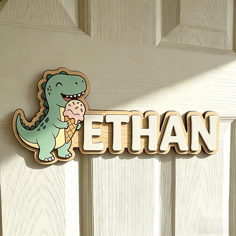 Whimsical Ice Cream Dinosaur C - Baby Nursery Usa recensione e prezzo
