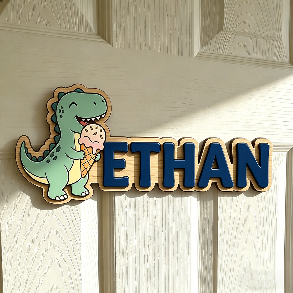 Whimsical Ice Cream Dinosaur C - Baby Nursery Usa recensione e prezzo