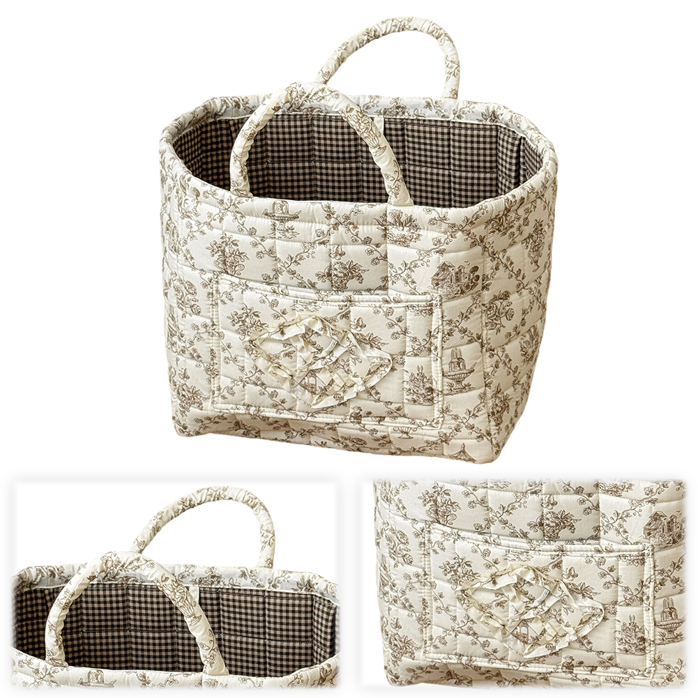 Fabric Cloth Storage Basket wi - Storage Basket Fabric recensione e prezzo