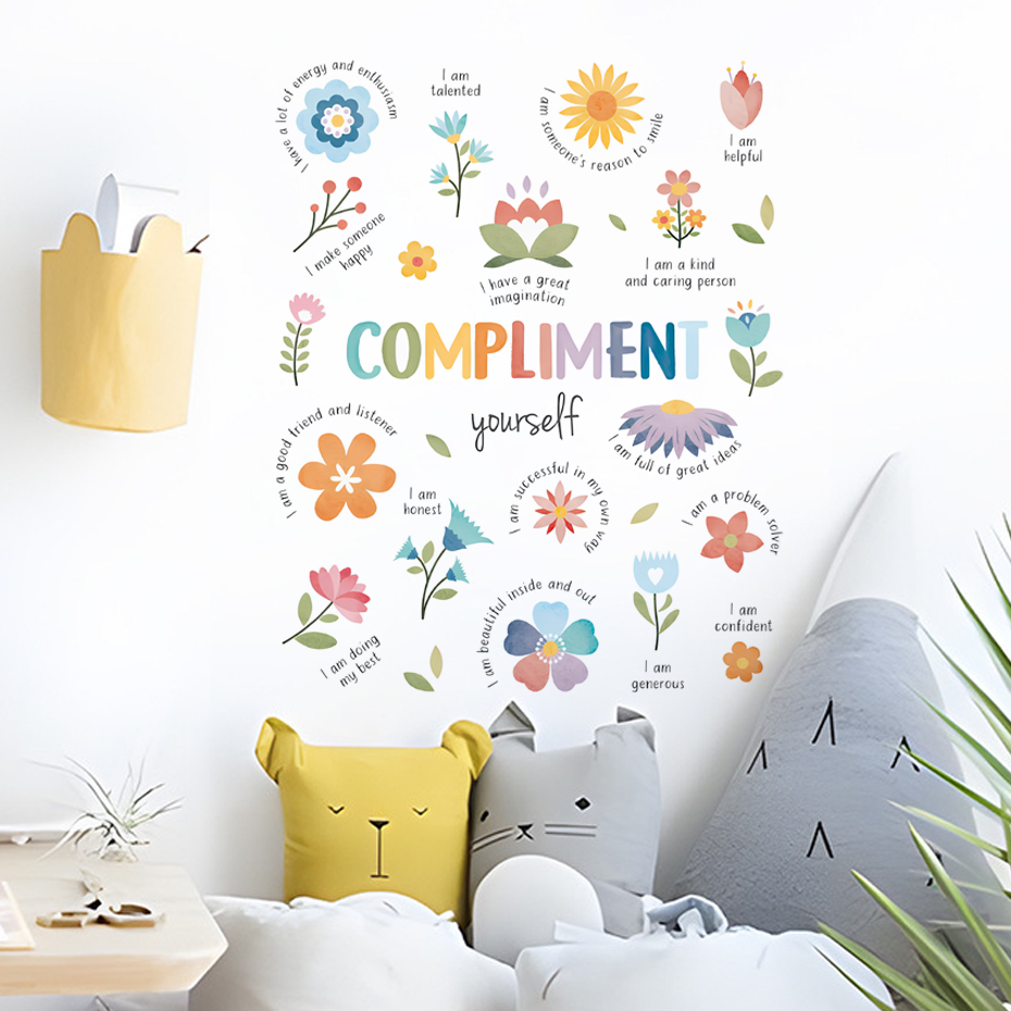 English colorful inspirational - Baby Nursery Quotes Wall Art recensione e prezzo