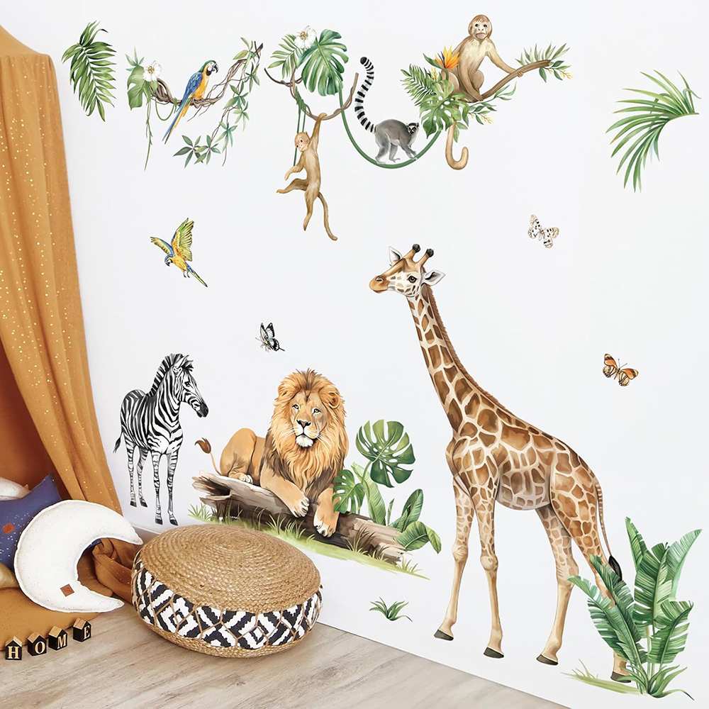 Large Jungle Animal Tropical L - Baby Nursery Set Furniture recensione e prezzo