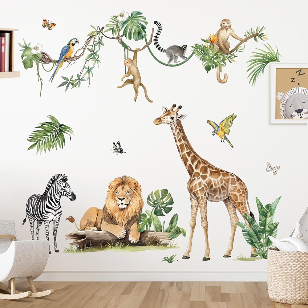 Large Jungle Animal Tropical L - Baby Nursery Set Furniture recensione e prezzo