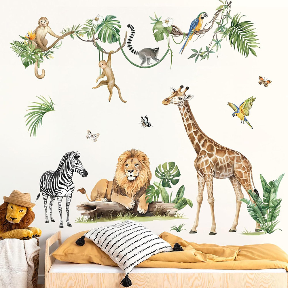 Large Jungle Animal Tropical L - Baby Nursery Set Furniture recensione e prezzo