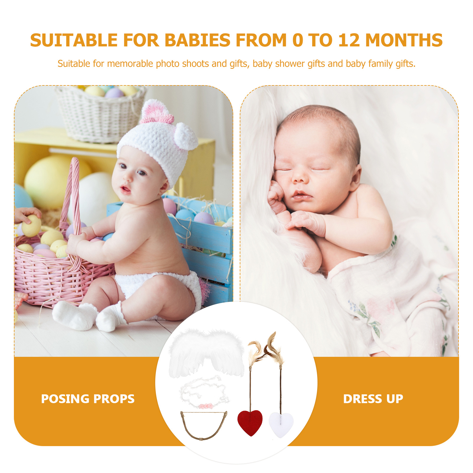 Baby Wing Headband Kit Infant  - Baby Nursery Set recensione e prezzo
