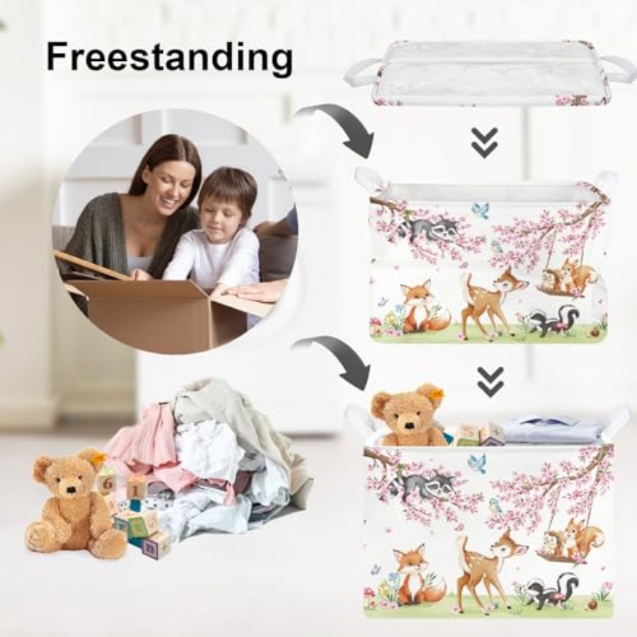 Forest Animal Baby Storage Bas - Baby Nursery Storage recensione e prezzo