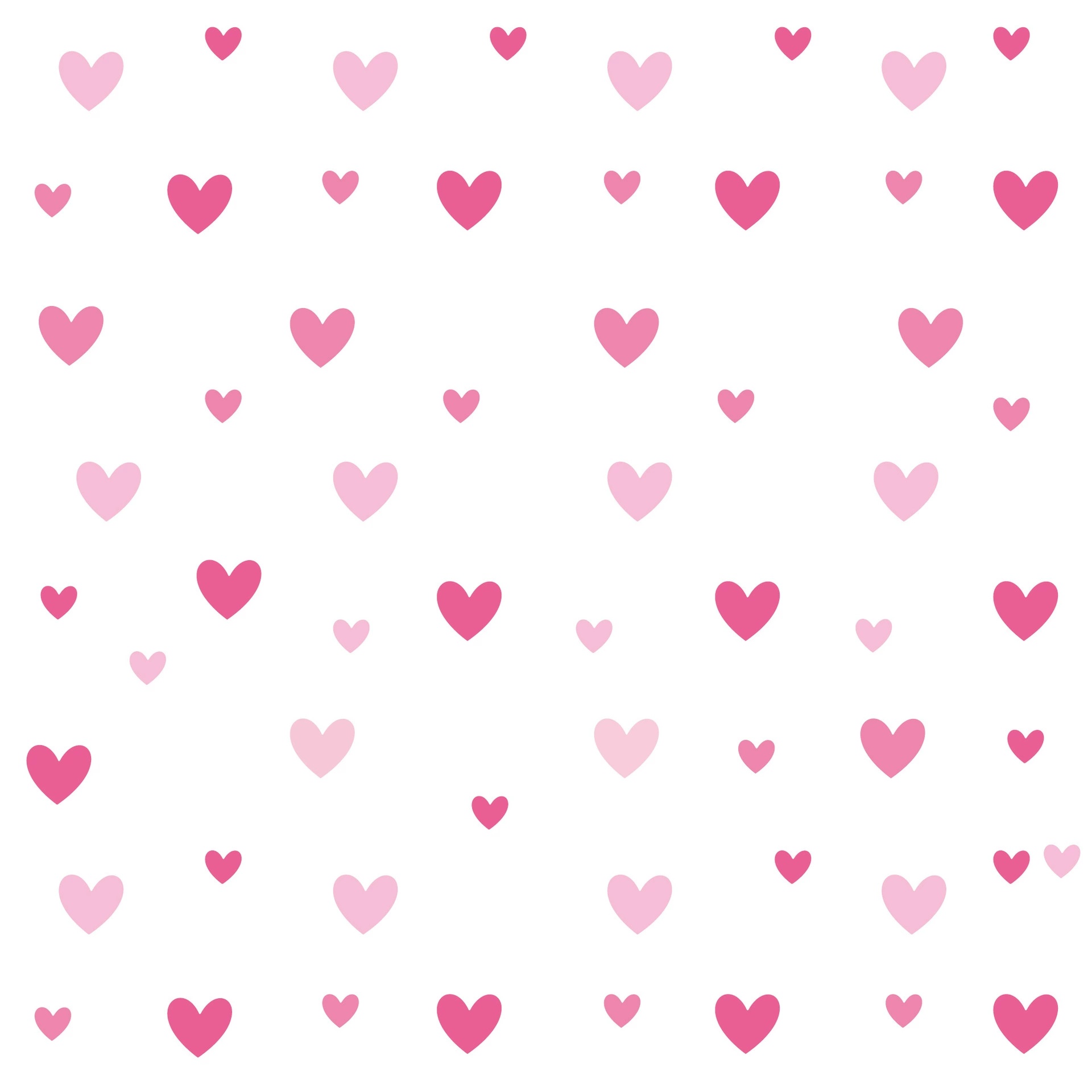 170pcs=10 Sheets Pink Heart Wa - Baby Nursery Wallpaper Girl recensione e prezzo