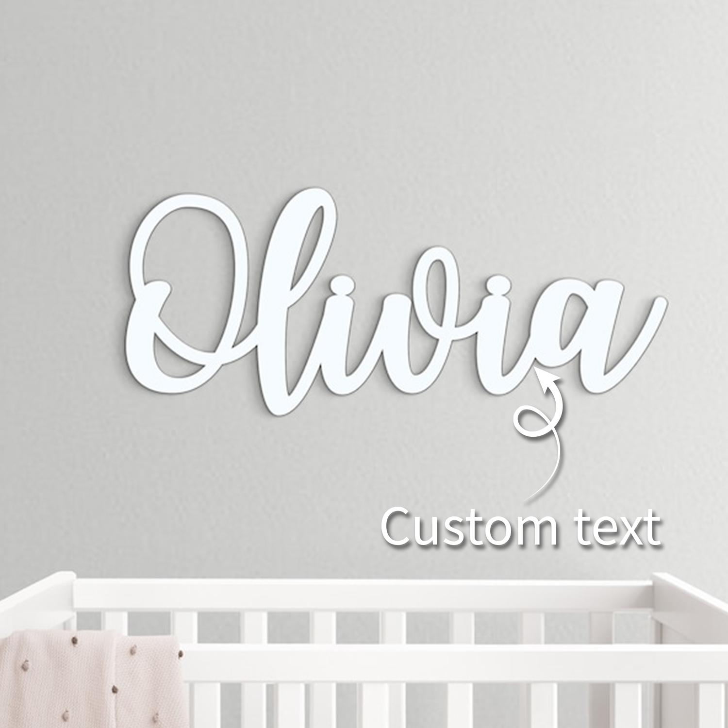 1pc Custom Wooden Name Sign,Cu - Baby Nursery Name Sign recensione e prezzo