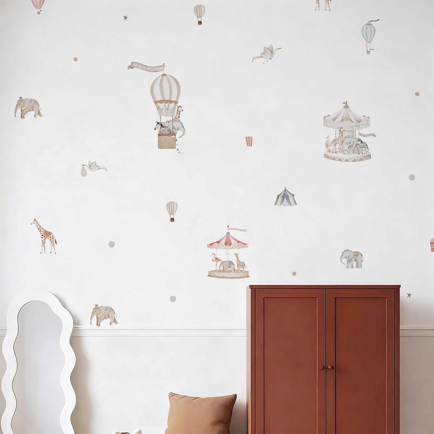 Retro Watercolor Wonderful Enc - Baby Nursery Diy recensione e prezzo