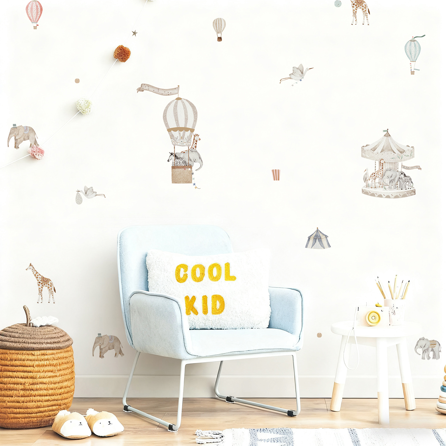 Retro Watercolor Wonderful Enc - Baby Nursery Diy recensione e prezzo