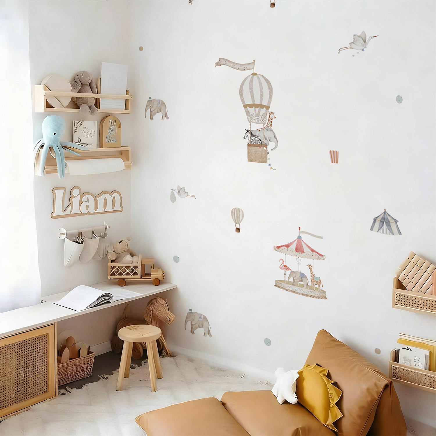 Retro Watercolor Wonderful Enc - Baby Nursery Diy recensione e prezzo