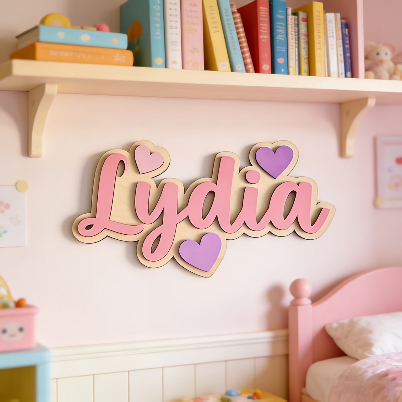 Personalized Gradient Heart Na - Baby Nursery Usa recensione e prezzo