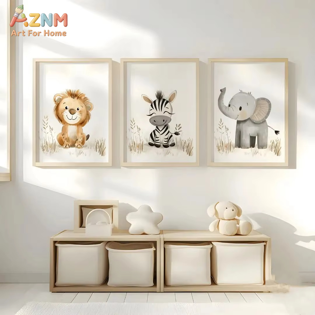 Neutral Nursery Wall Art 3PCS  - Baby Nursery Neutral recensione e prezzo