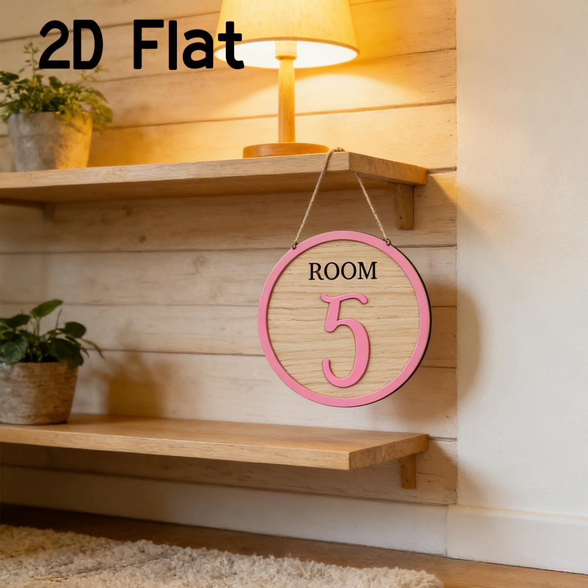 1Pc Cutom Pink Room Number Woo - Baby Nursery Diy recensione e prezzo