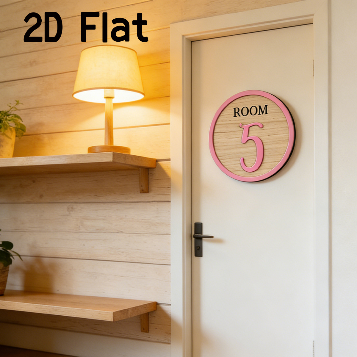 1Pc Cutom Pink Room Number Woo - Baby Nursery Diy recensione e prezzo