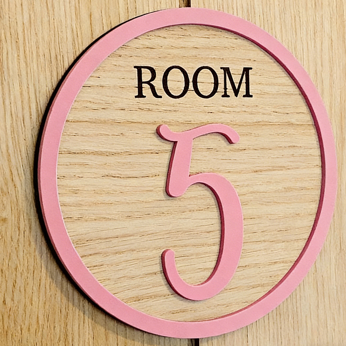 1Pc Cutom Pink Room Number Woo - Baby Nursery Diy recensione e prezzo