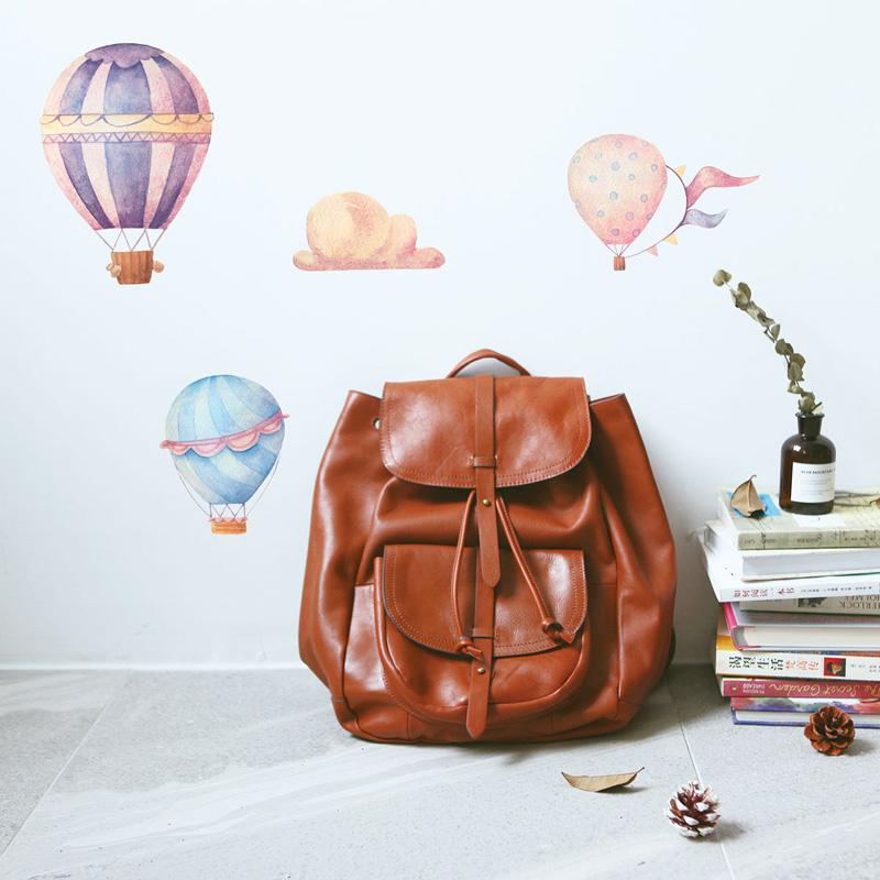 Creative Colorful Hot Air Ball - Baby Nursery Wallpaper recensione e prezzo