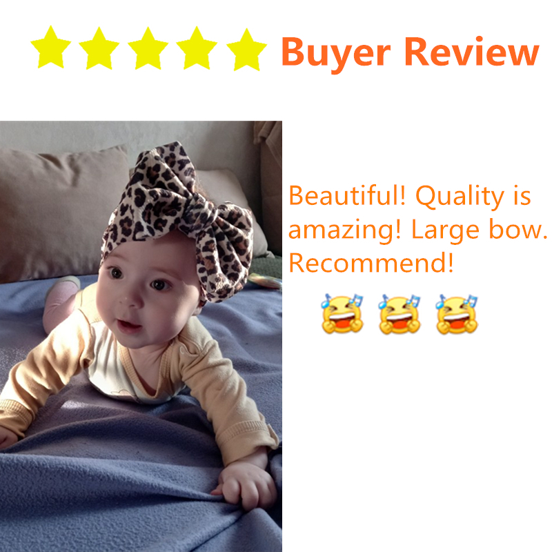Baby 7'' Large Hair Bow Headba - Baby Wrap Stretchy recensione e prezzo