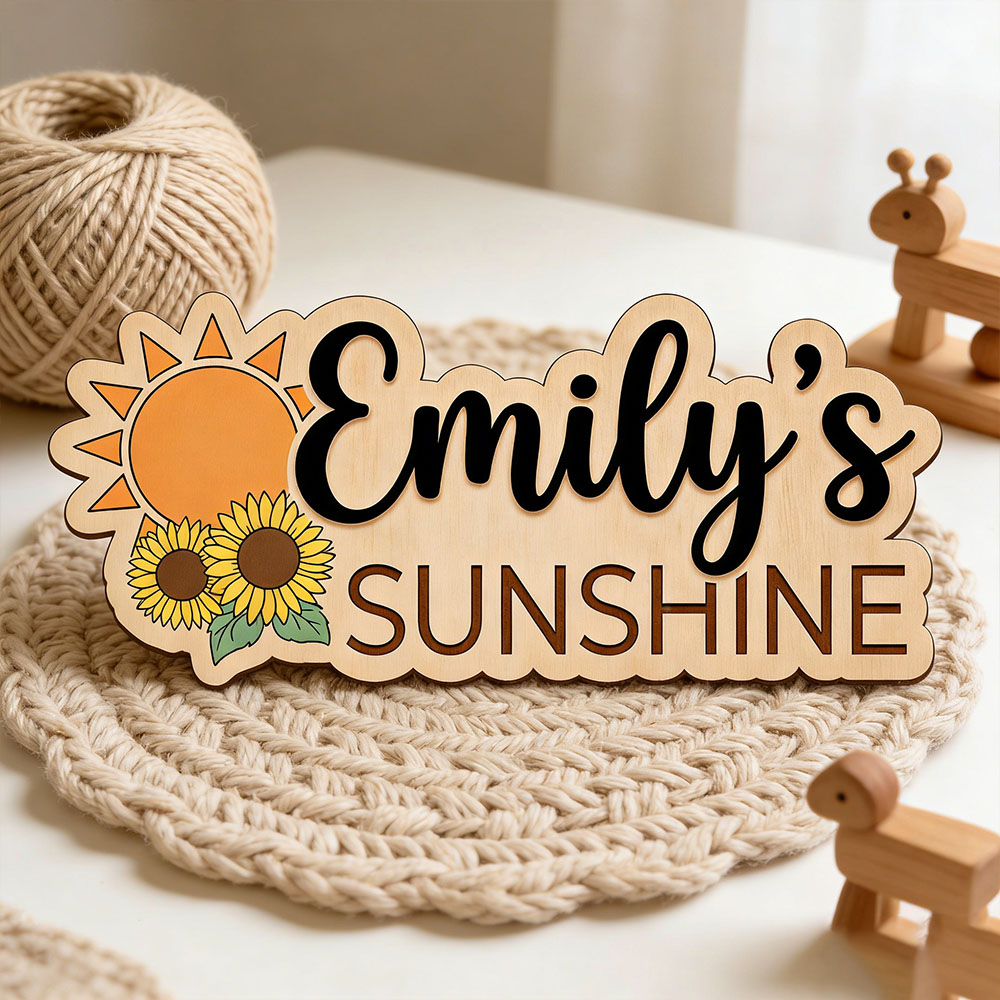 Sunflower Sunshine Themed Cust - Baby Nursery Usa recensione e prezzo