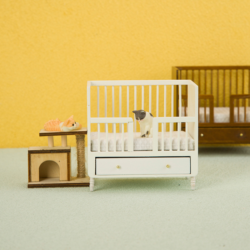 1:12 Miniature White Wood Baby - Baby Nursery Storage recensione e prezzo