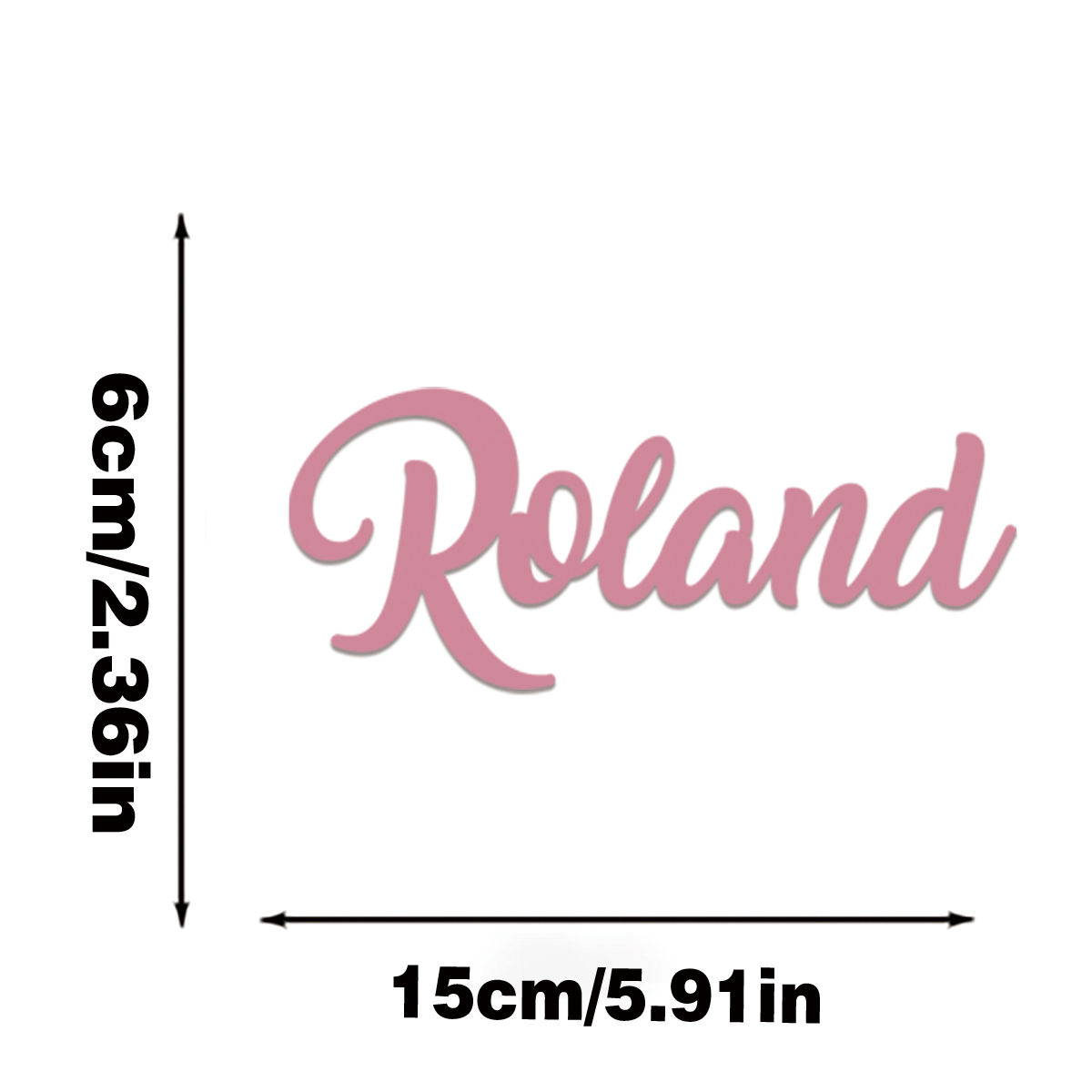 1PC 6X15cm Acrylic Customizabl - Baby Nursery Name Sign recensione e prezzo