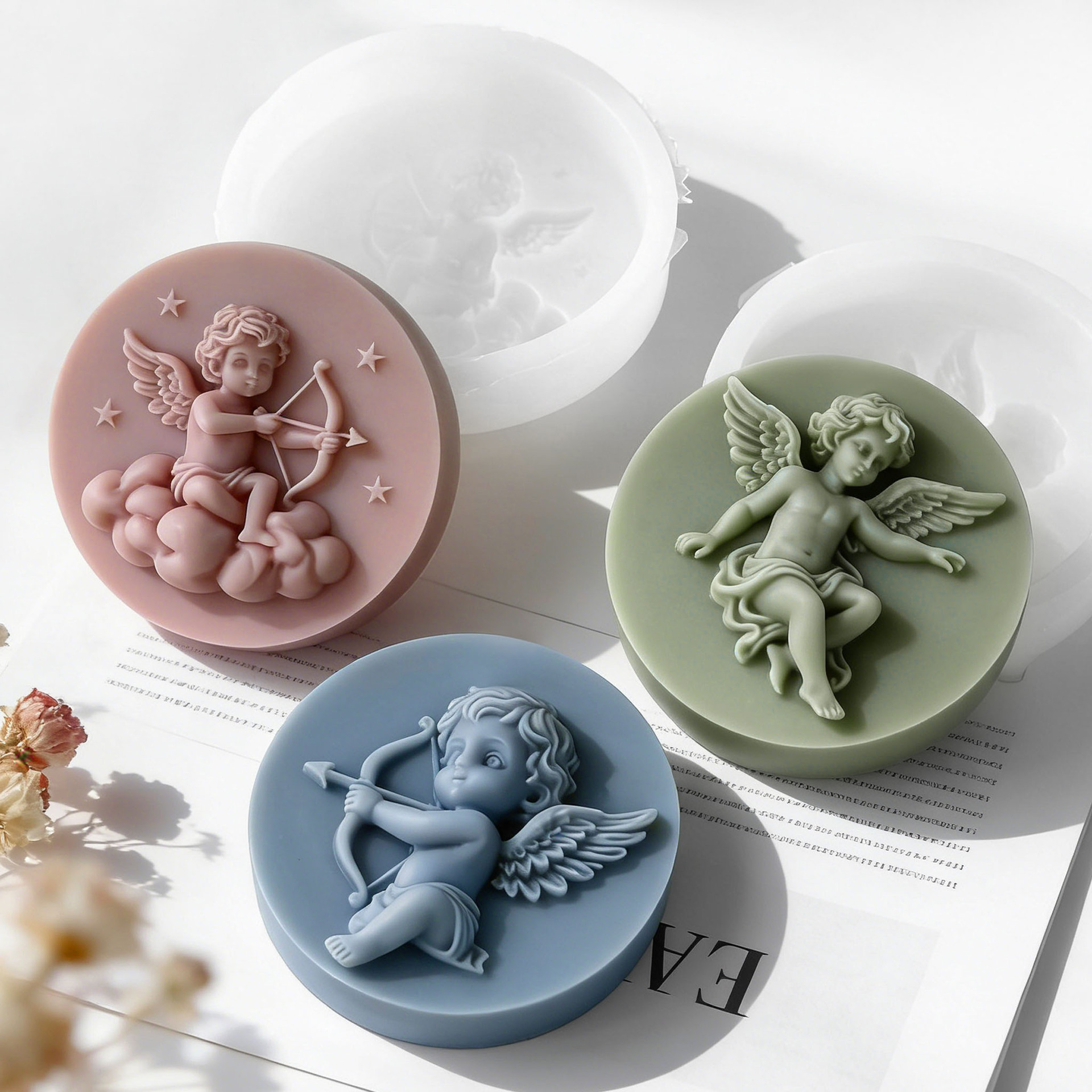 Baby Angel Candle Mold 3D Wing - Baby Nursery Diy recensione e prezzo
