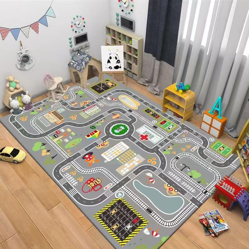 Kids Road Traffic Carpet Carto - Baby Nursery Carpet recensione e prezzo