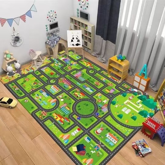 Kids Road Traffic Carpet Carto - Baby Nursery Carpet recensione e prezzo